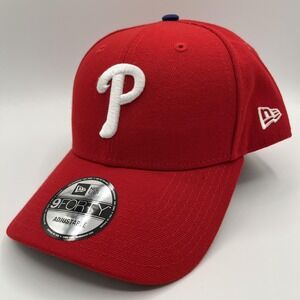 Philadelphia Phillies New Era 9FORTY Hat Cap Strap Back Adjustable‎ NEW